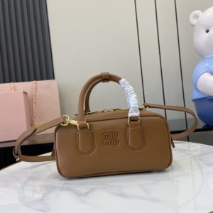 Miu Miu Arcadie Bag 미우 미우 아르카디 소가죽 탑핸들백 22cm